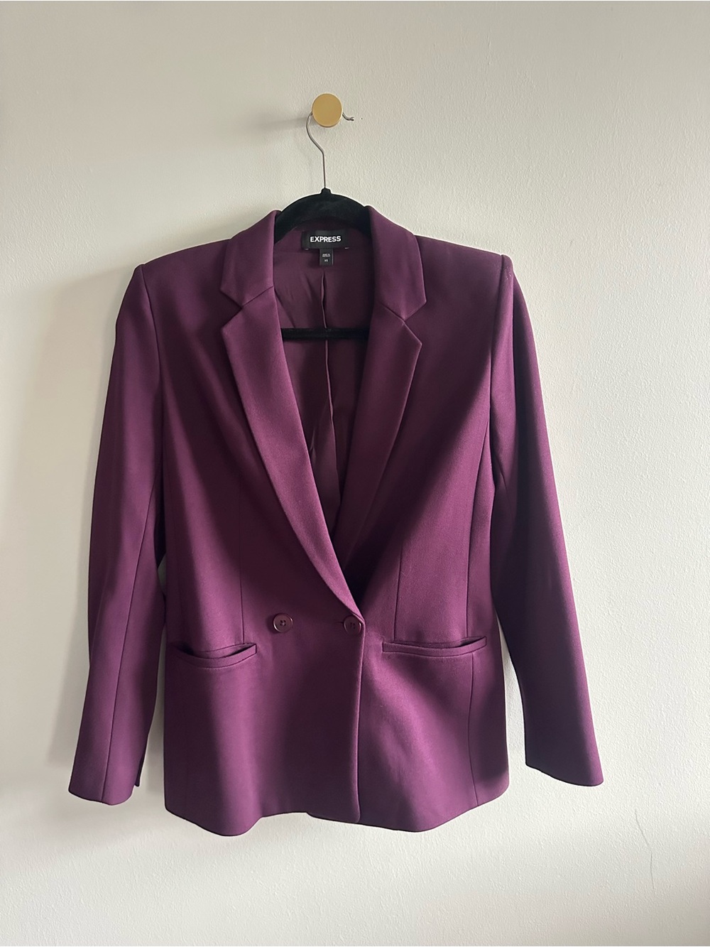 Plum purple express blazer